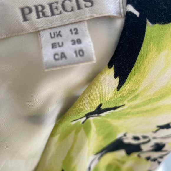 Precis printed jersey floral dress size 10 - Picture 7 of 8